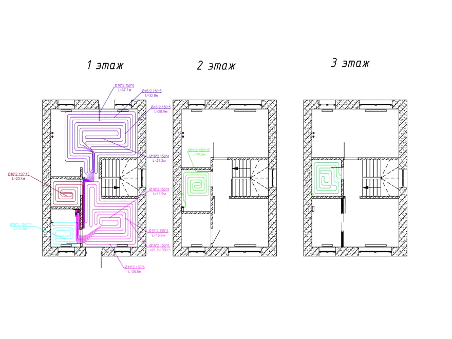Проект водяного теплого пола в доме