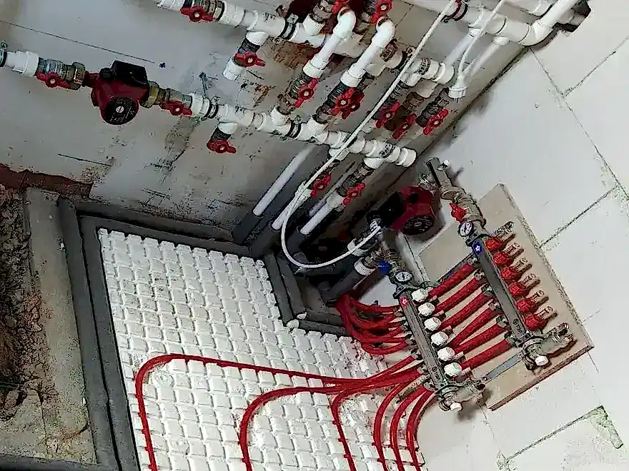 Распределительный коллектор теплого пола