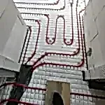 Монтаж водяного теплого пола в таунхаусе