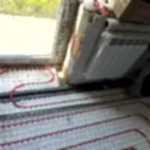 Смонтированный водяной теплый пол