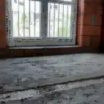 Предварительное выравнивание чернового пола